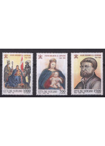 1993 Vaticano 450° Ann.rio Morte Hans Holbein il Giovane 3 Valori Sassone 969-71